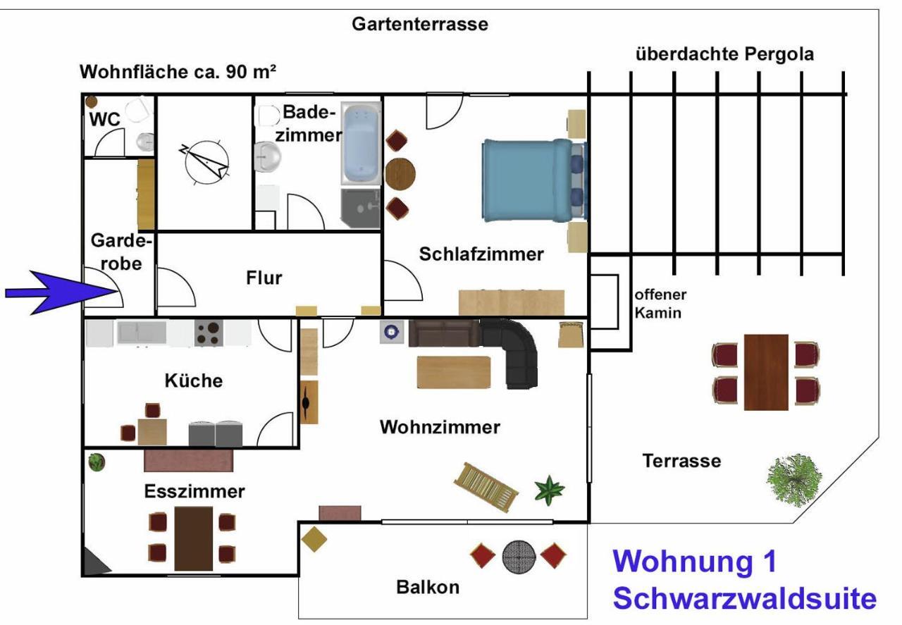 Schwarzwaelder Ferienwohnungen 塞尔巴赫 外观 照片